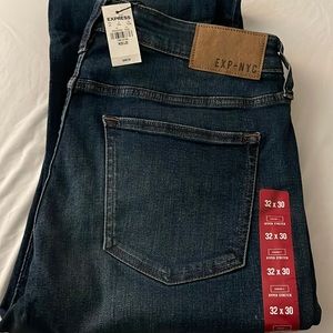 Men's Express Denim Jeans - Stretch Slim Fit - 32x30